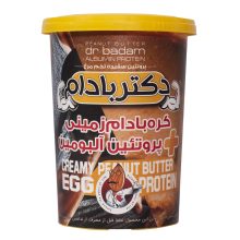 کره بادام زمینی با پروتئین آلبومین دکتر بادام 470 گرم