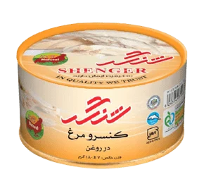 کنسرو مرغ در روغن شنگر 180 گرم