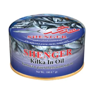 کنسرو ماهی کیلکا در روغن شنگر 180 گرم در سایت مویرگی