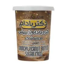 کره بادام زمینی بدون شکر دکتر بادام 470 گرم