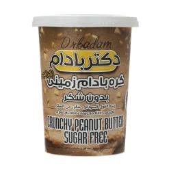 کره بادام زمینی بدون شکر دکتر بادام 470 گرم