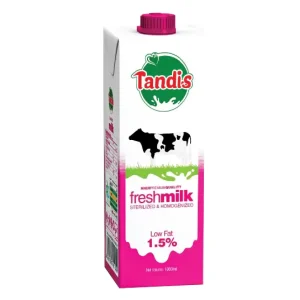 شیر کم چرب تندیس 1 لیتر